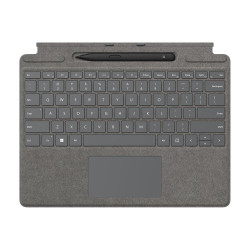 Surface Pro Signature Keyboard – Platinum – with Surface Slim Pen 2 – Black
